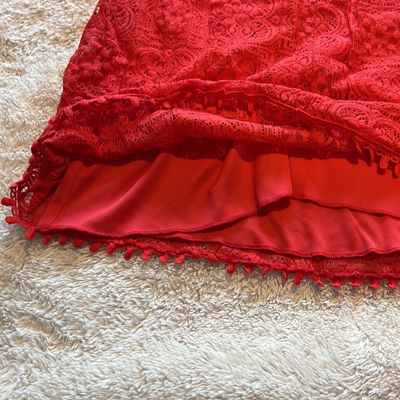 Red summer dress, junior size small from brand My Michelle! - Picture 5 of 5